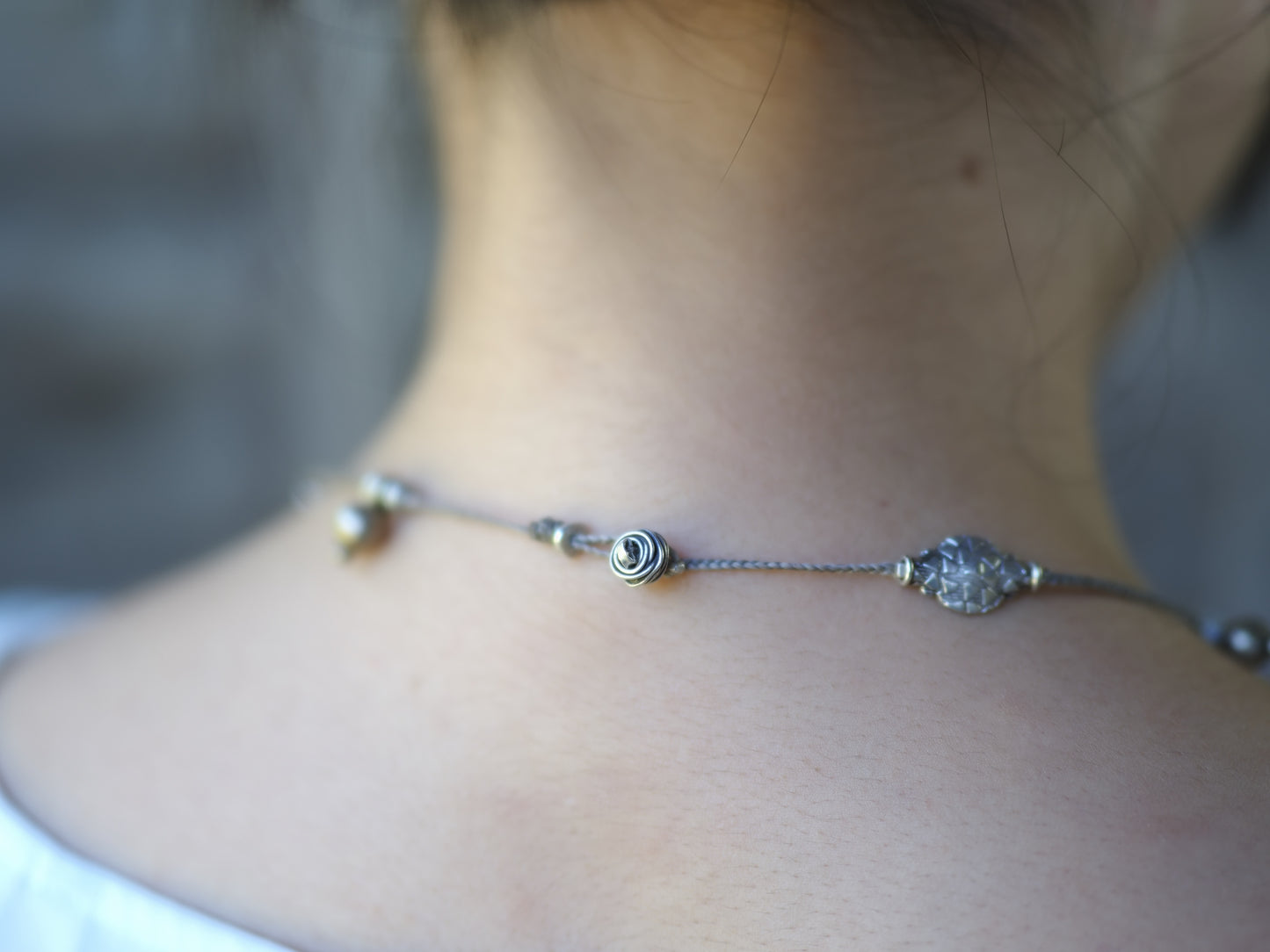-old India silver- code choker