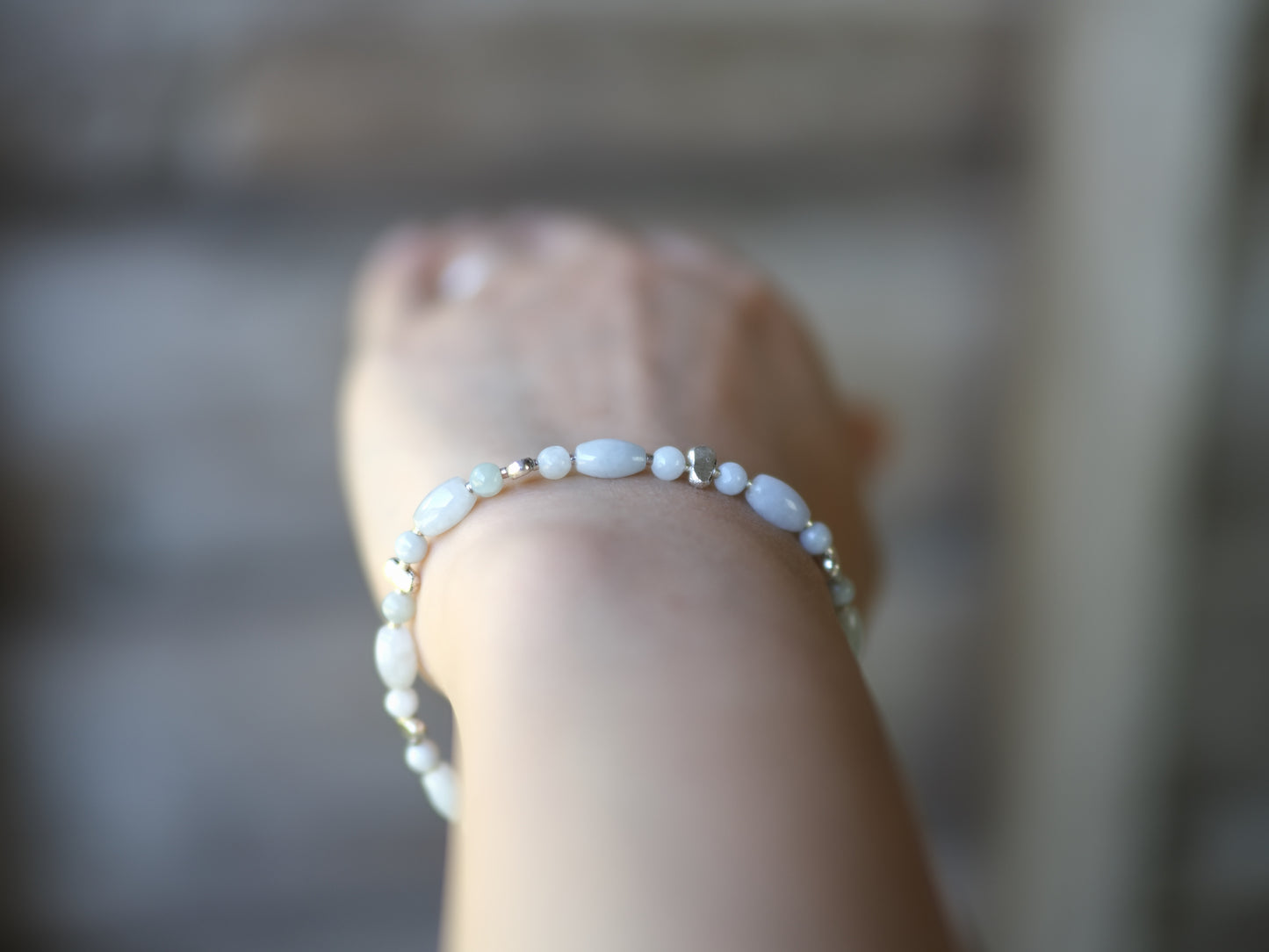 -Jade・silver- bracelet