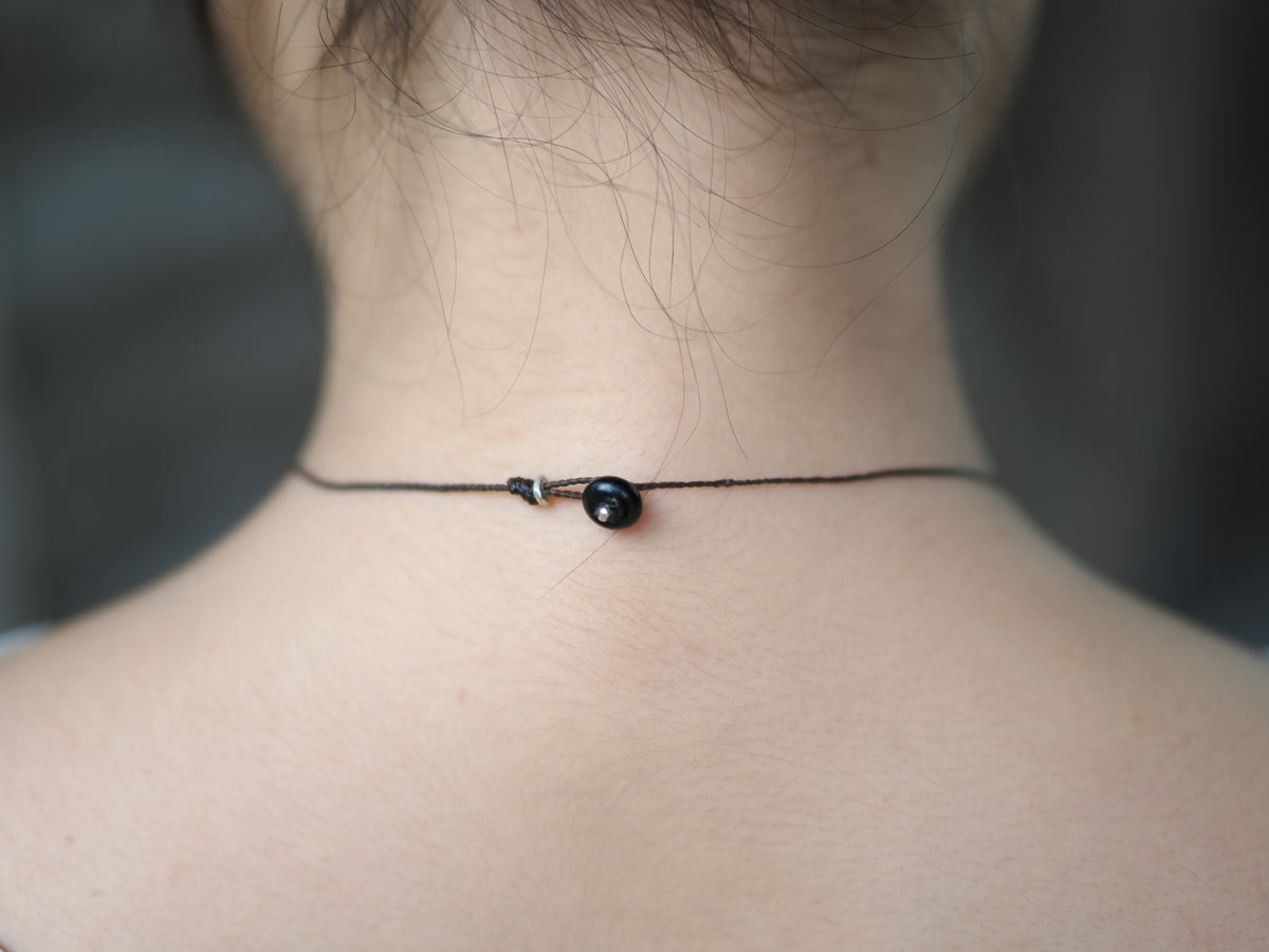 -Romanglass- code necklace