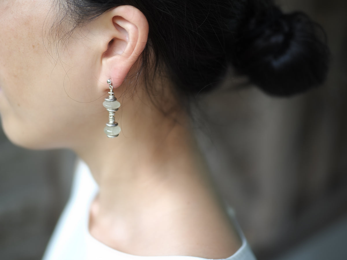 -Libyan grass・Karensilver- studs