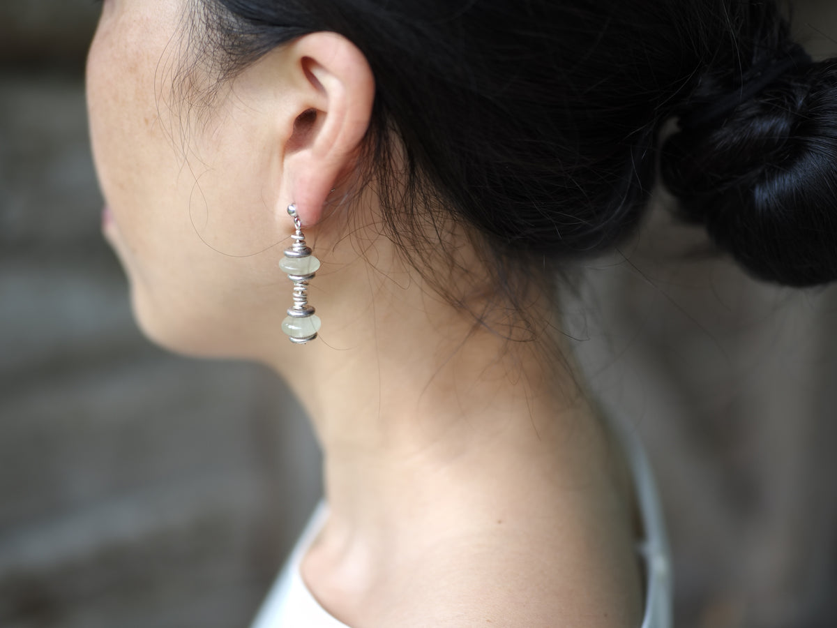 -Libyan grass・Karensilver- studs