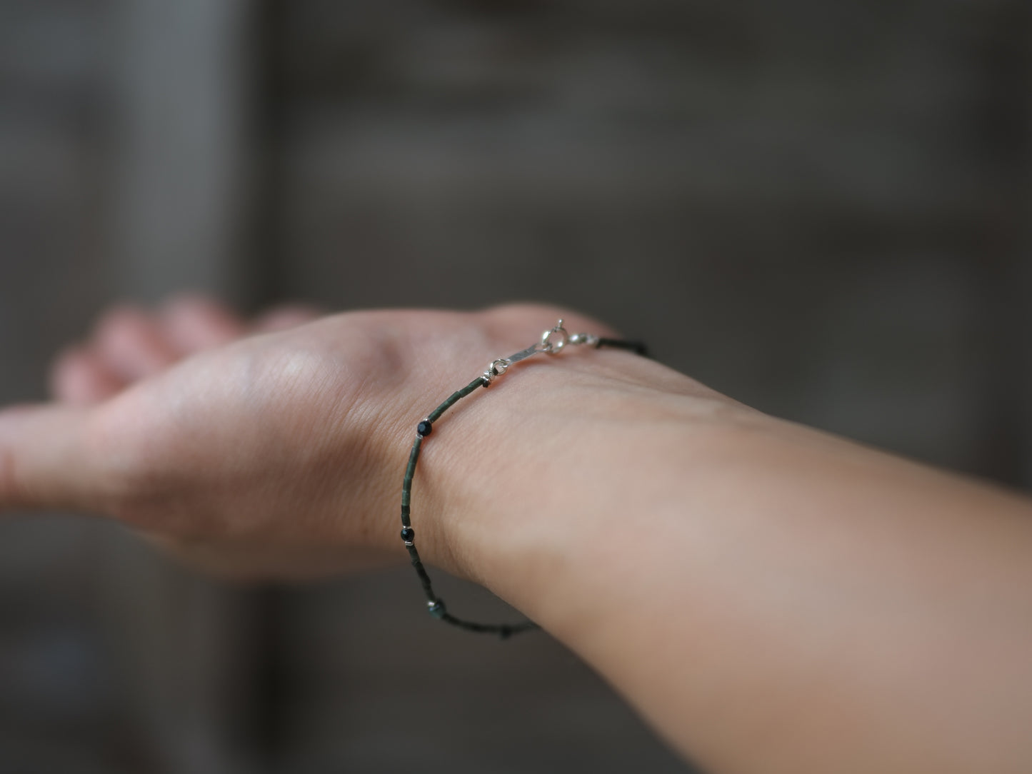 -emelard・malachite- jade bracelet