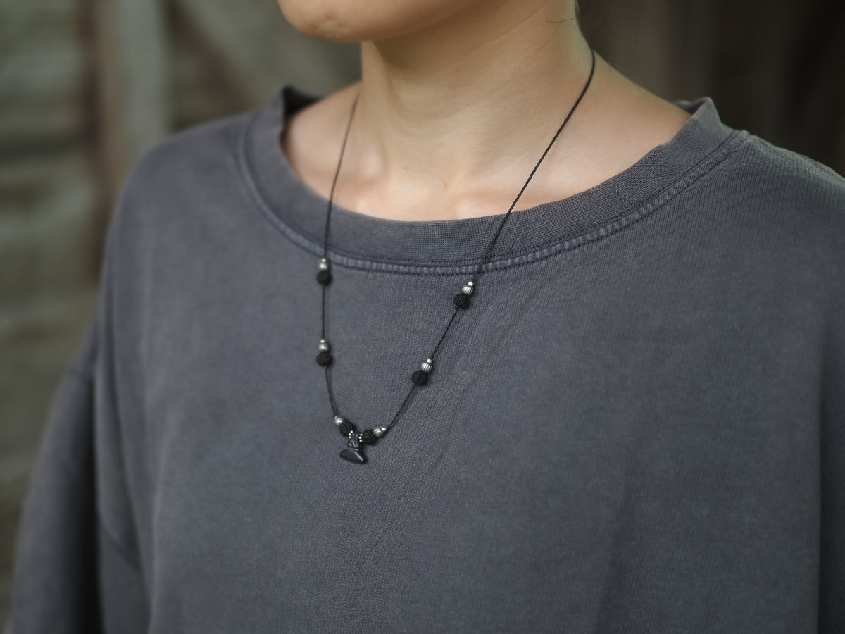 -Afgan old garnet- code necklace