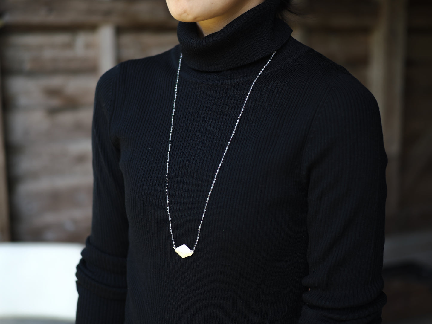 -Glitter silver- 'silver・pearl' braid