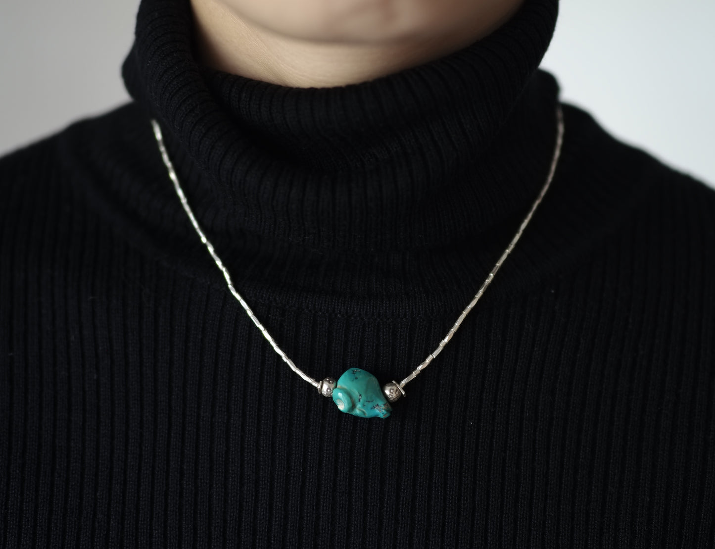 -'Goat' Turquoise- silver