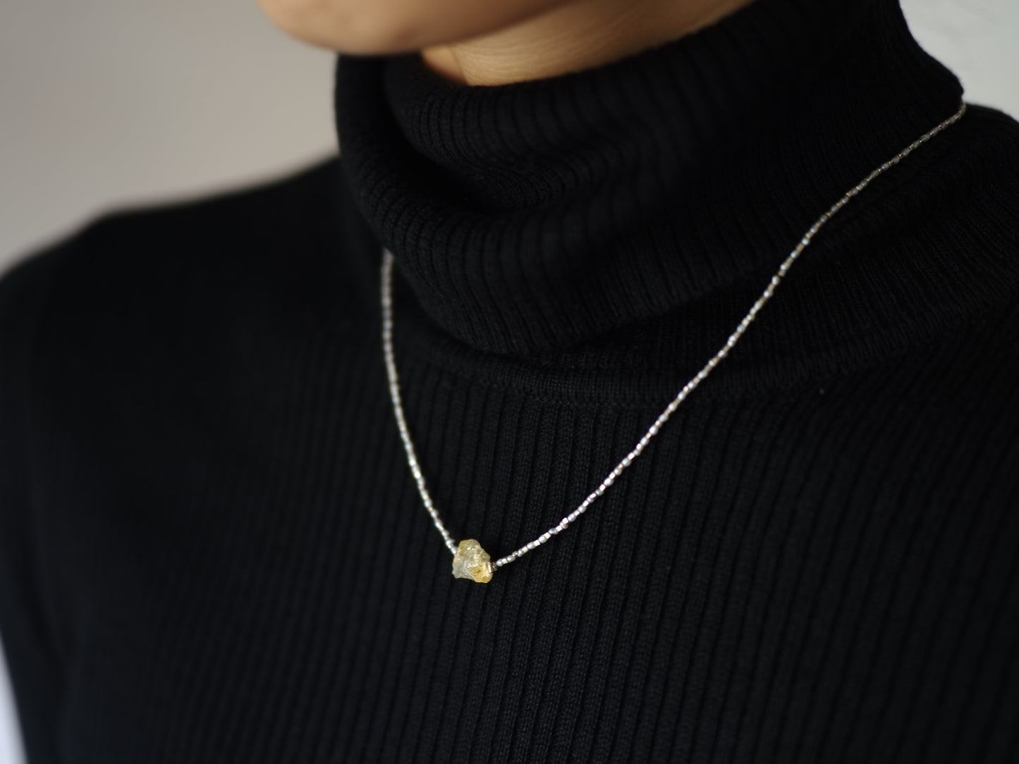 -rough Opal- pearl & silver