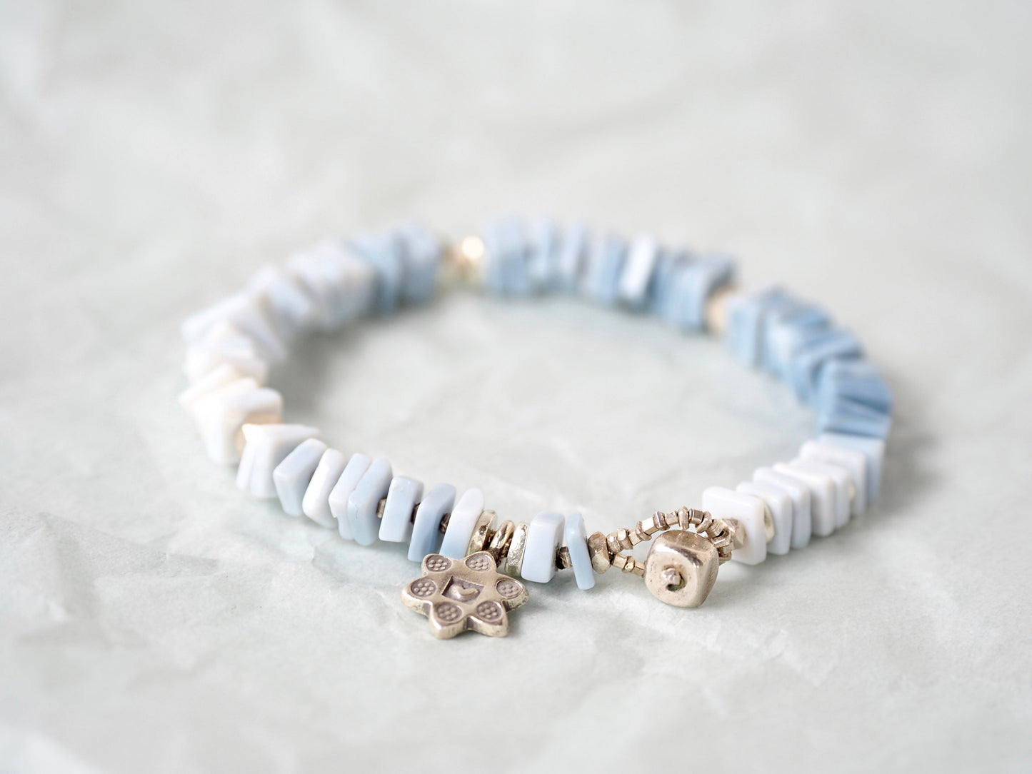 -Owyhee blue opal- bracelet