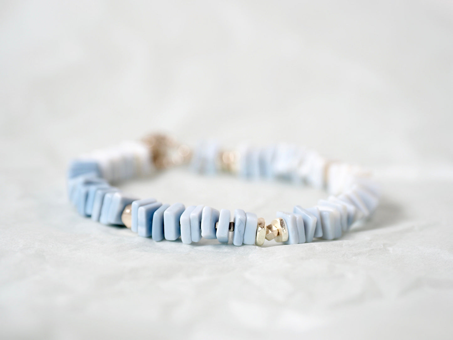 -Owyhee blue opal- bracelet