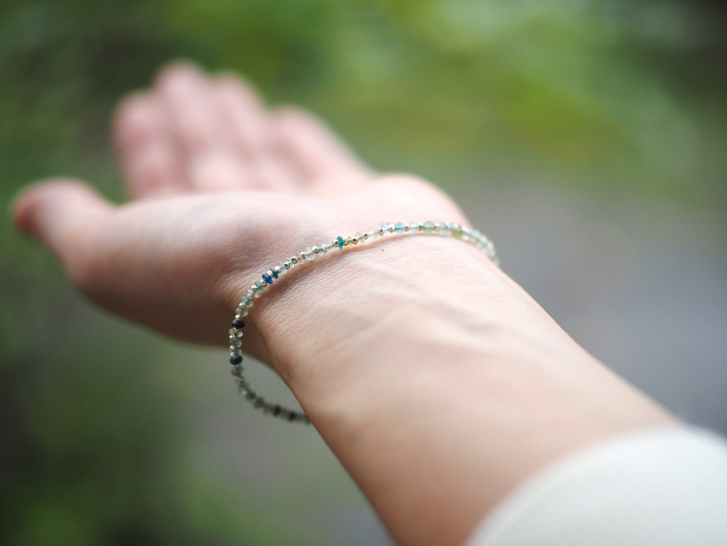 -Roman grass・Silver- bracelet