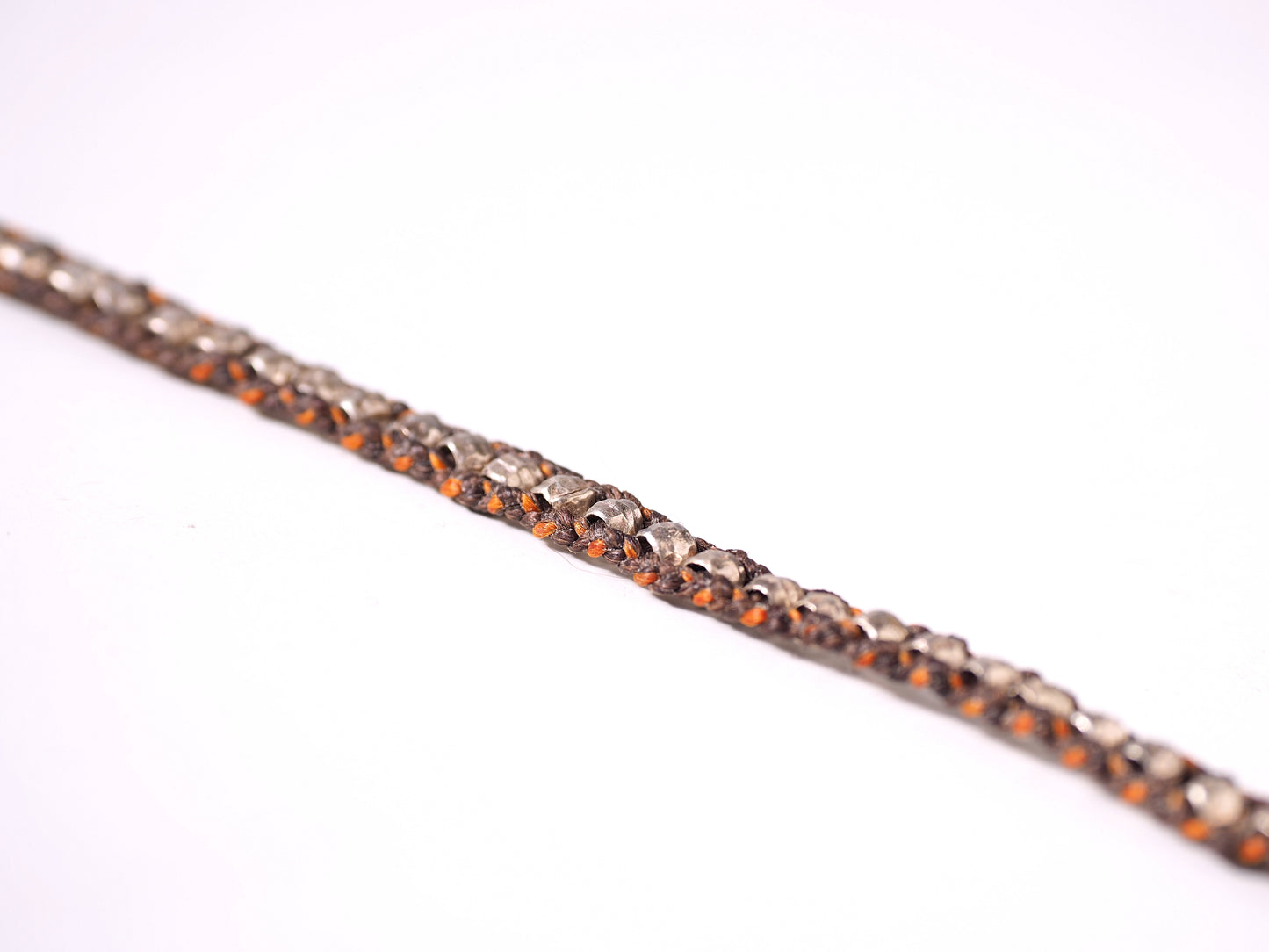Ladder bracelet 'silver_hummer pattern'