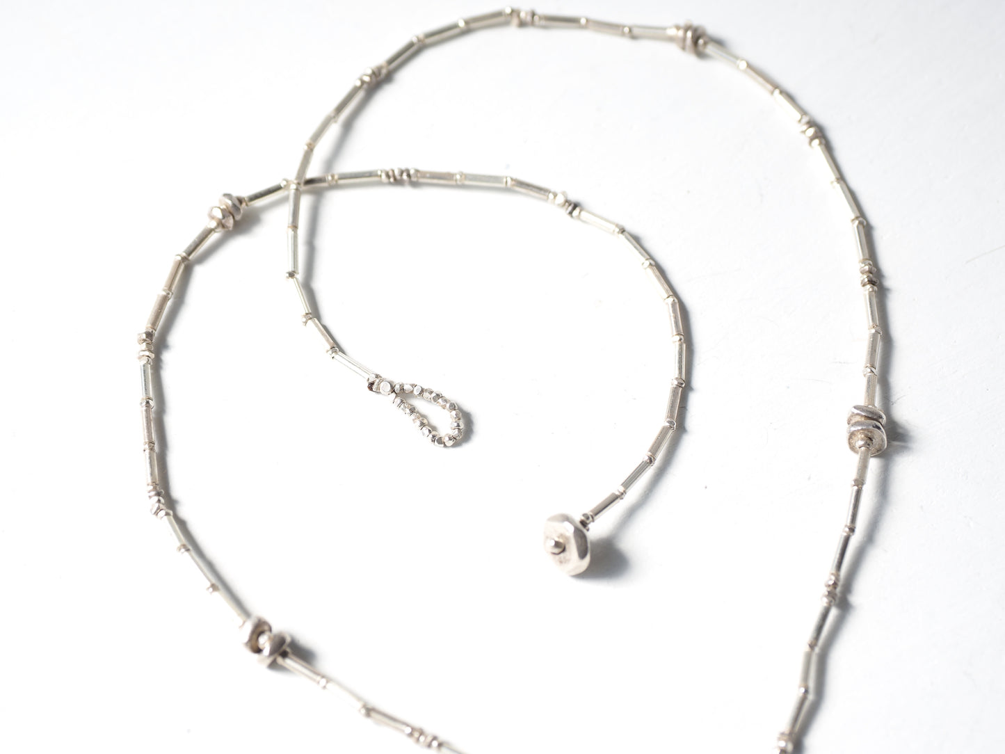 Mini-charm silver necklace