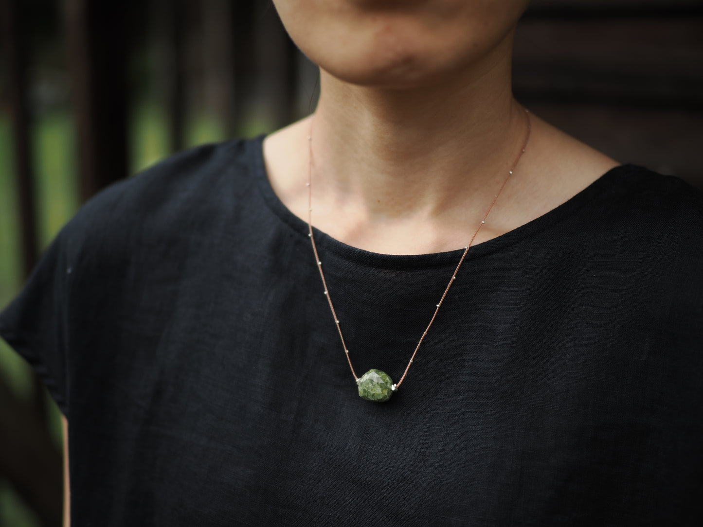 -Jade- code necklace