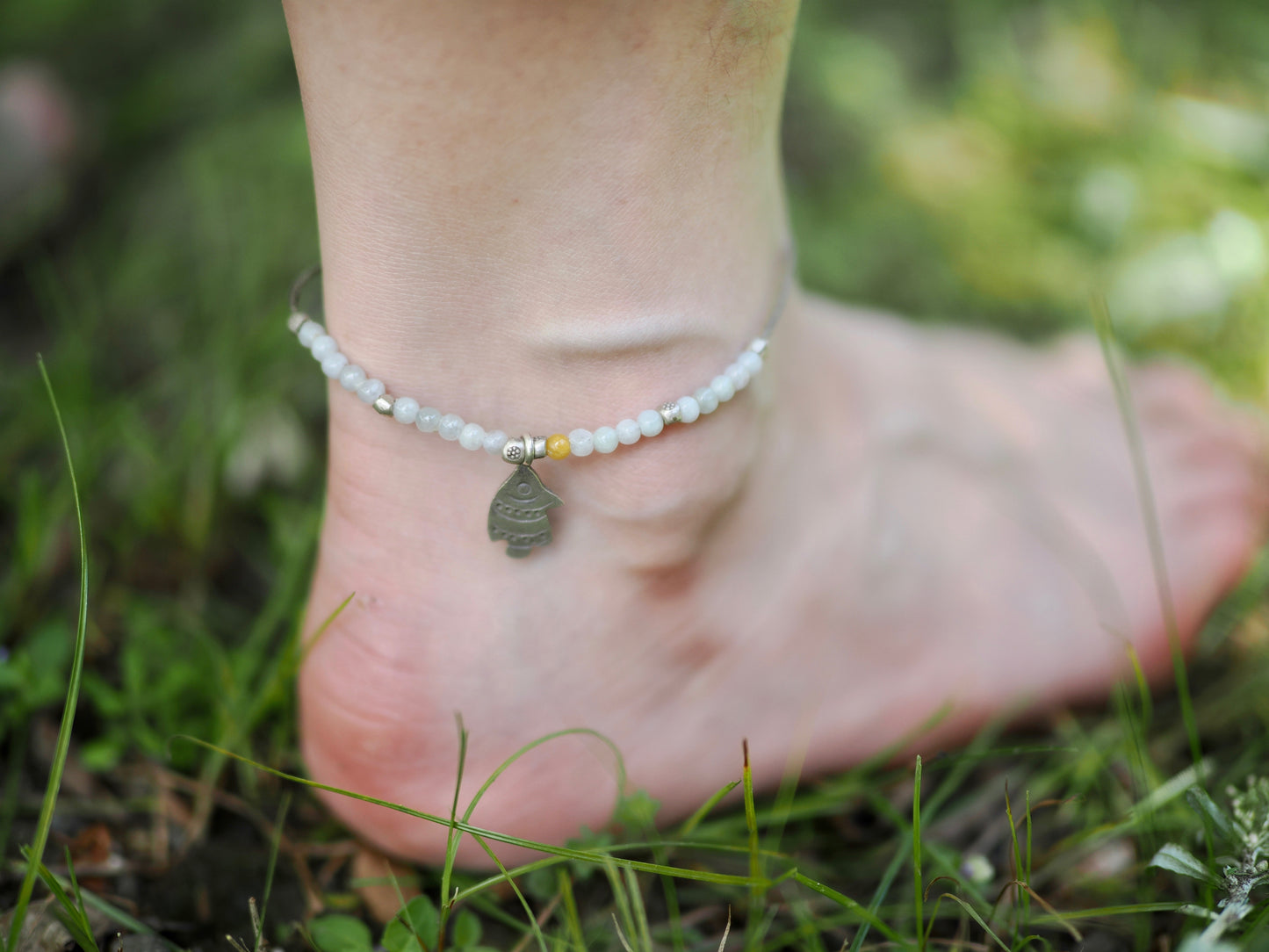 -Burma jade- code anklet