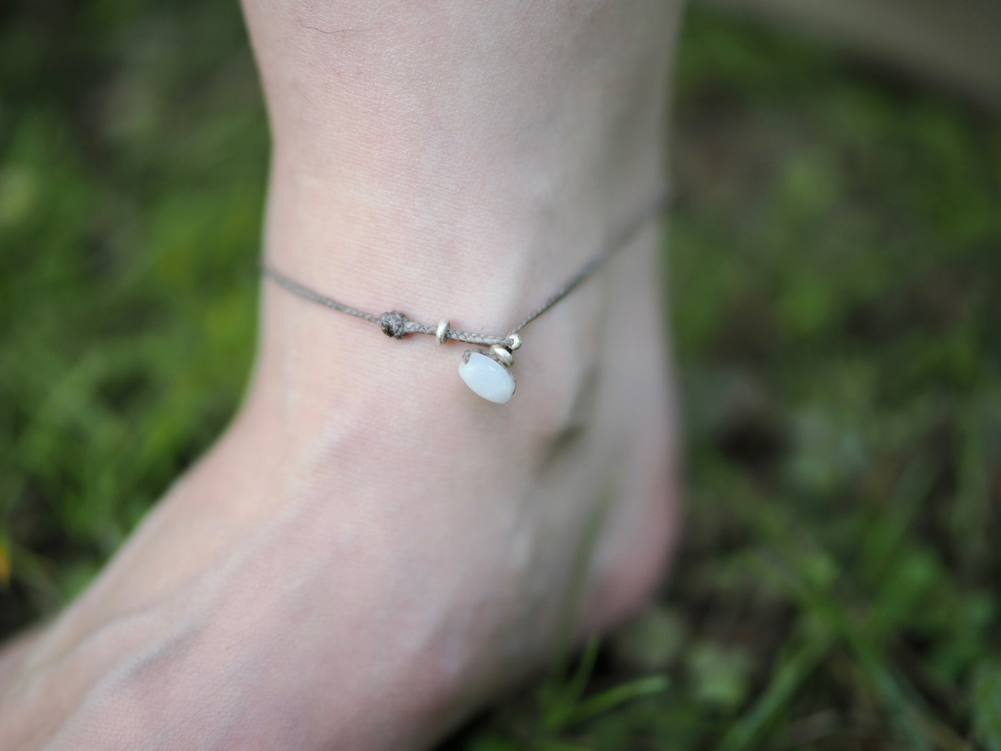 -Burma jade- code anklet