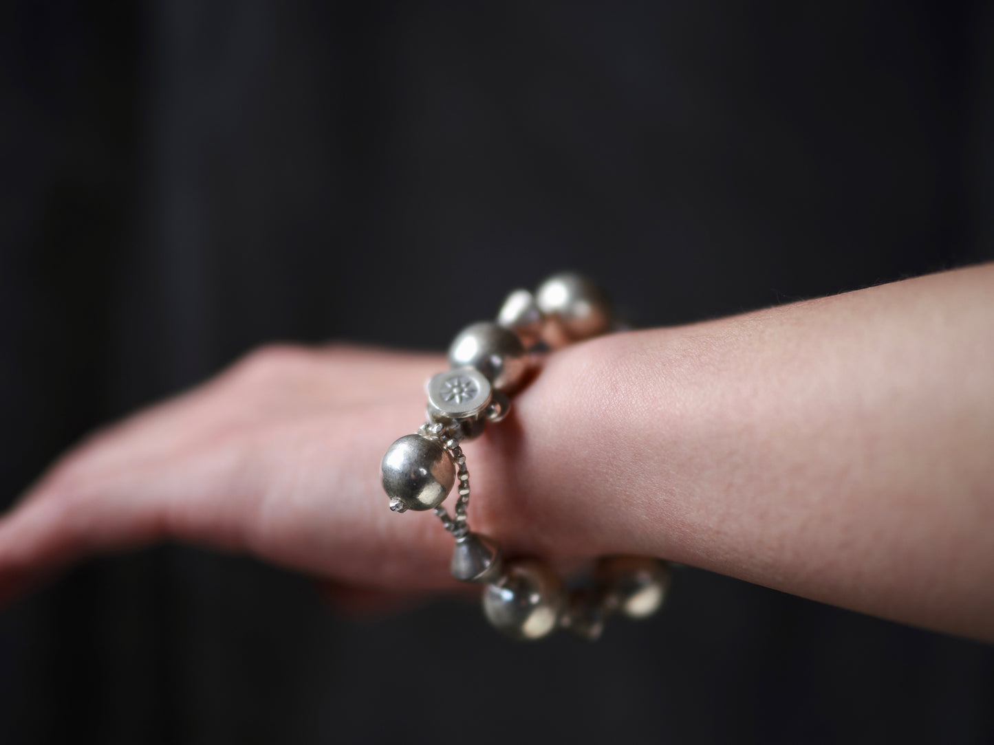 Silver bracelet -massive-