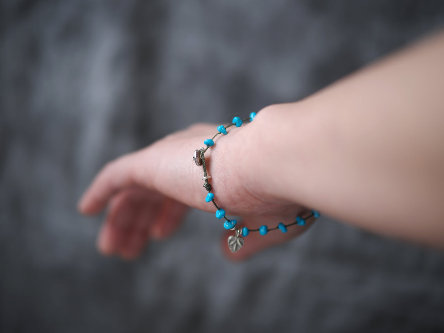 -Sleeping beauty turquoise- fine stone bracelet