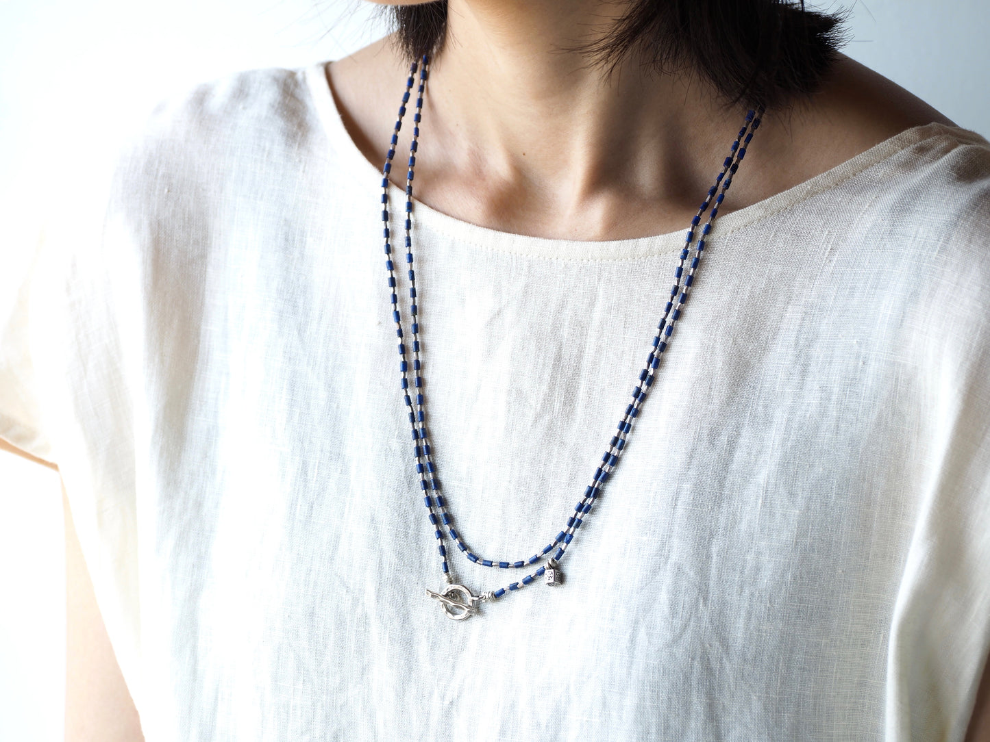-lapis lazuli- rope_long necklace
