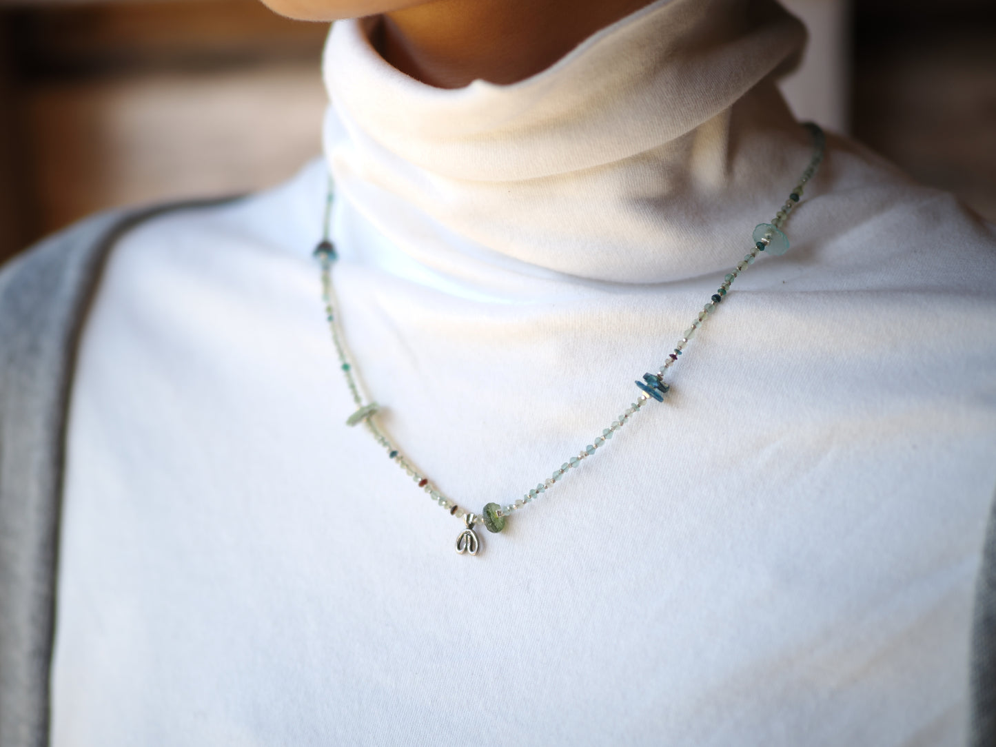 -Roman grass・Karensilver- necklace