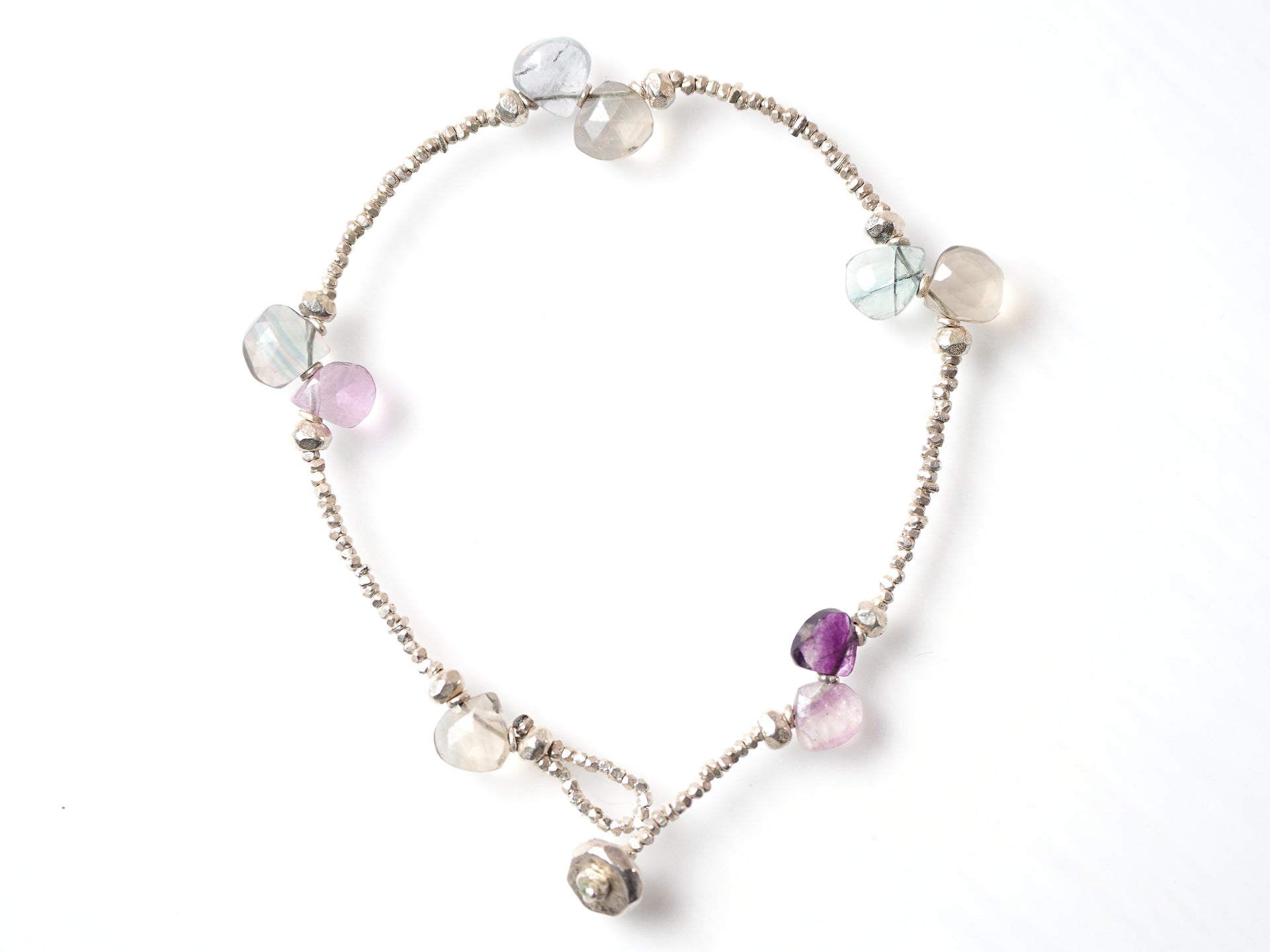 フローライト カレンシルバー ブレスレット – K A L P A 