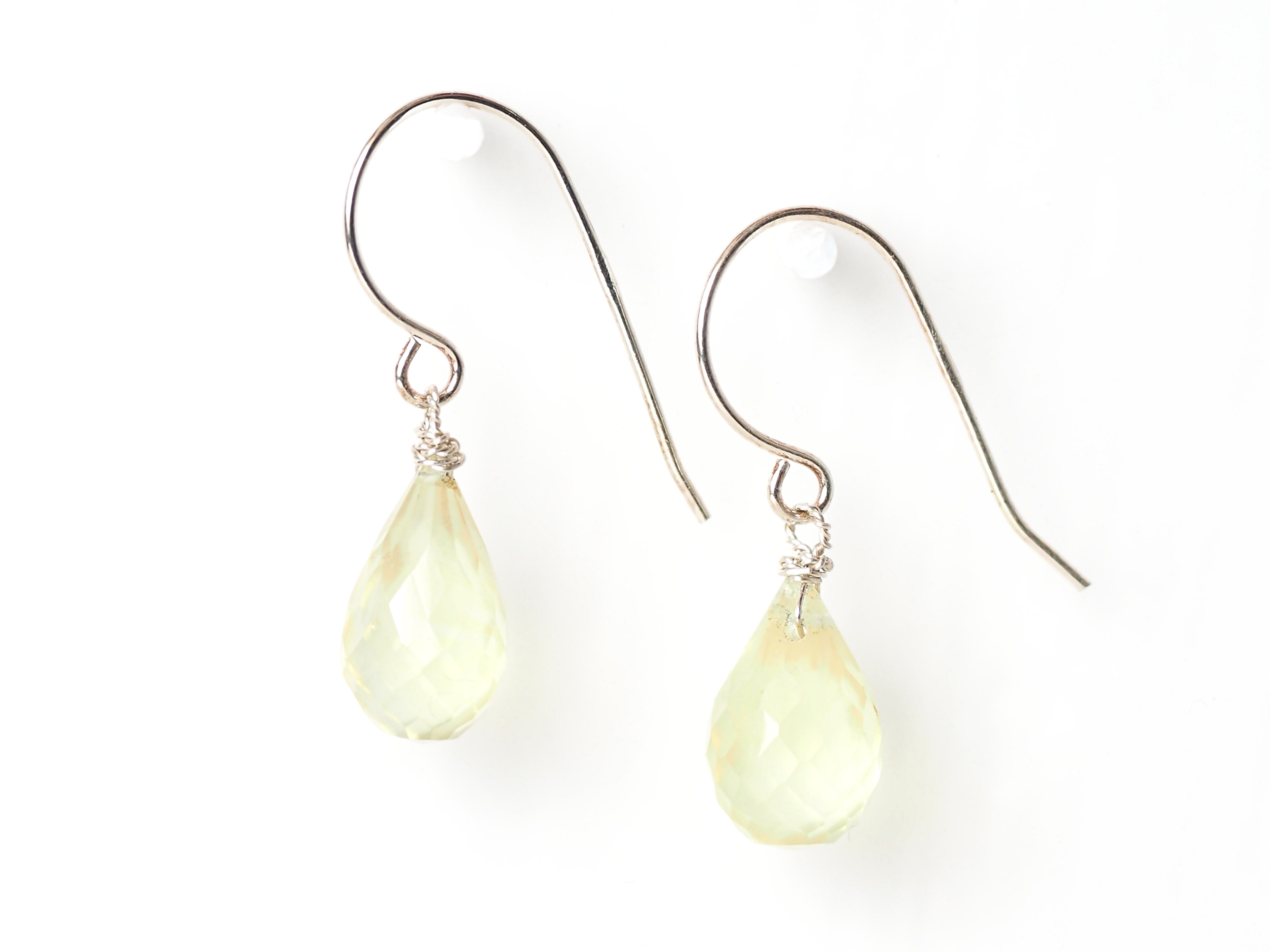 Lemon Quartz Earrings 