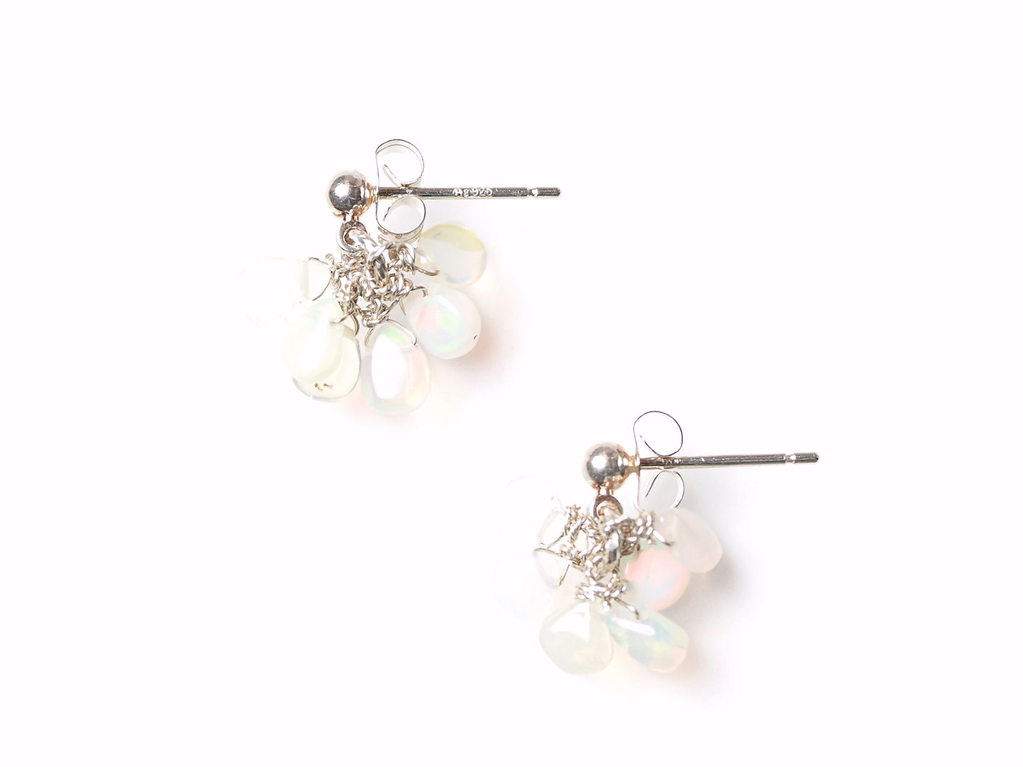 opal stud earrings 