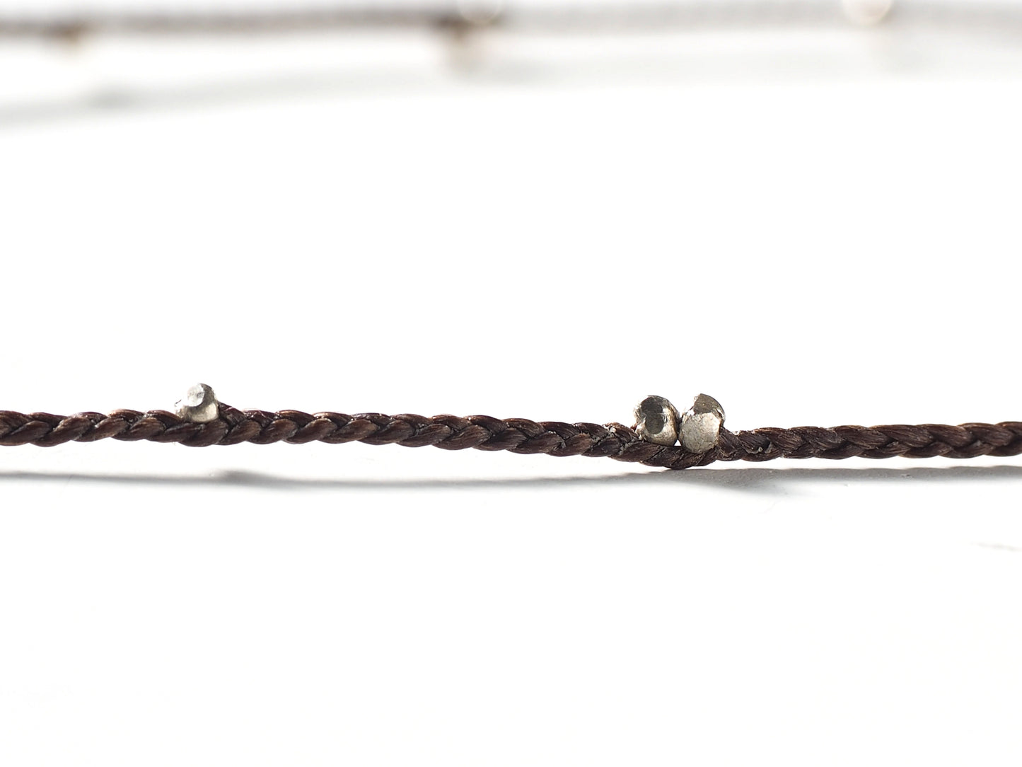Antique "Millefiori" Braided String Pendant 