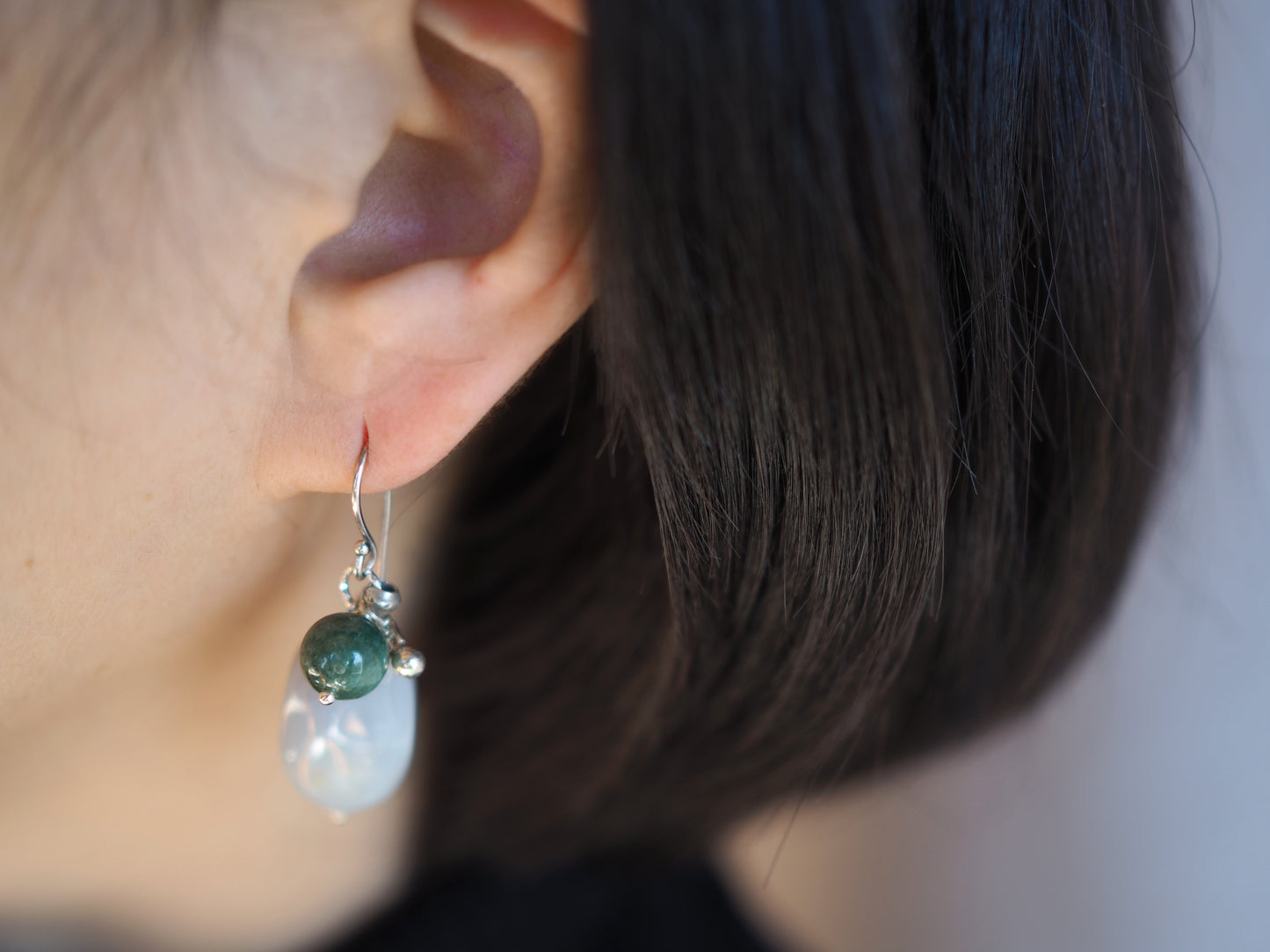 Opal x Jade Earrings "Massive"