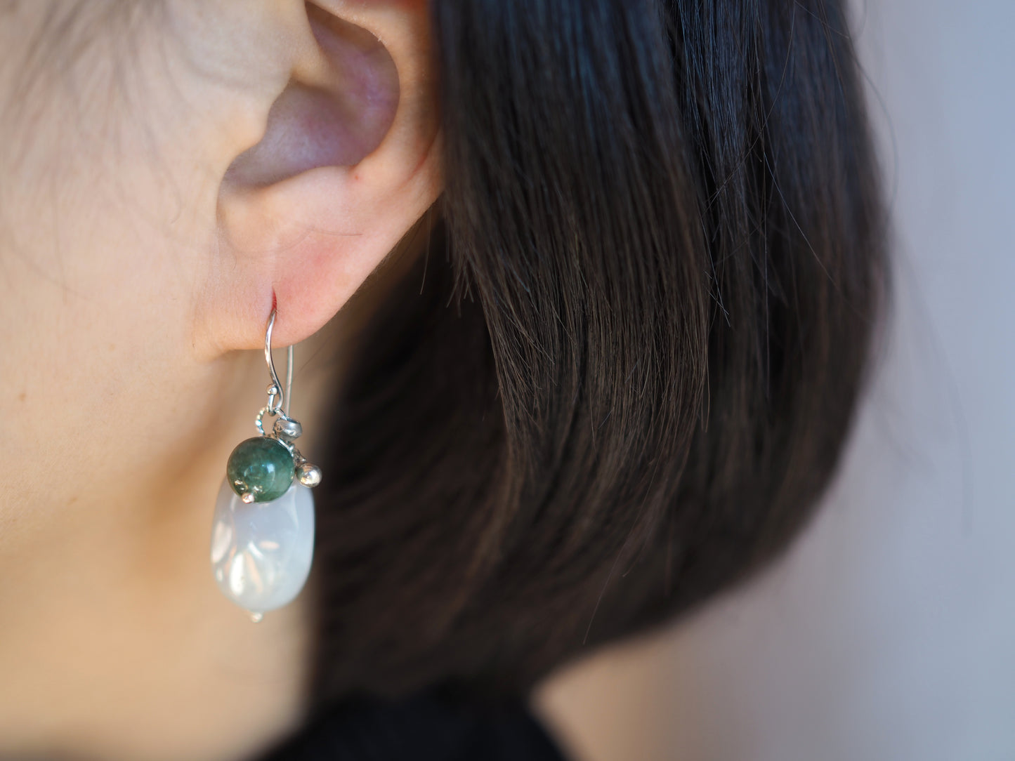 Opal x Jade Earrings "Massive"